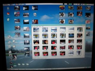 My laptop as gallery