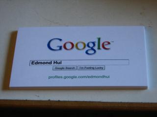 My Google business card