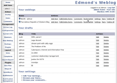 NucleusCMS 3.40 Admin Panel