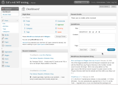 Wordpress 2.7.1 Admin Panel