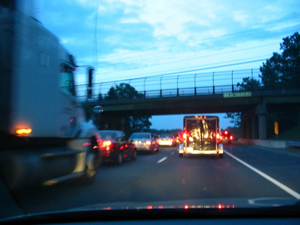 Traffic jam hit on 495 North